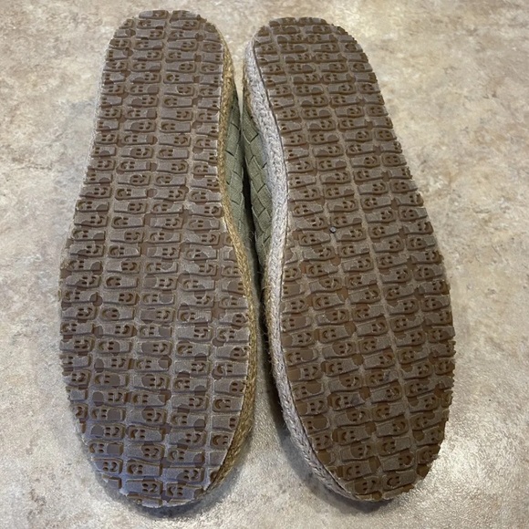 SANUK OLIVE KHAKI BASKET CASE SLIP ON COMFORT FLATS SHOES WOMEN’S SIZE 7 - Picture 5 of 5
